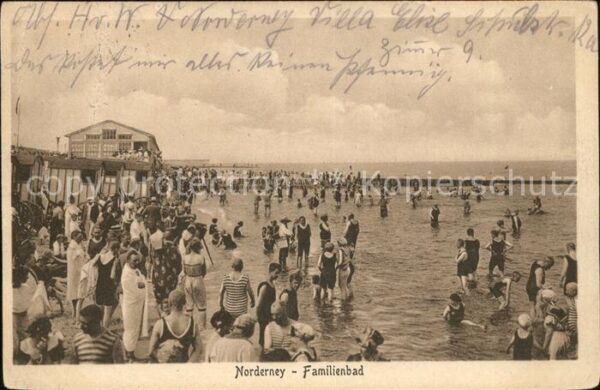 Norderney Nordseebad Strand Familienbad
