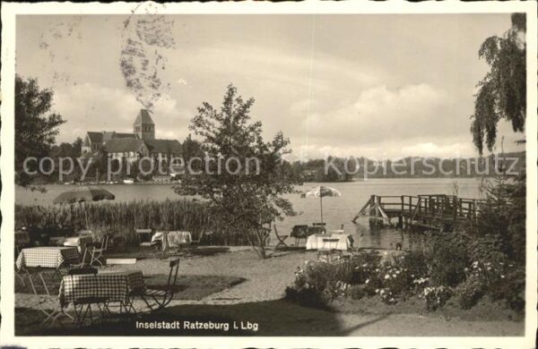 Ratzeburg Gaststätte Haus Weinrebe Garten Inselst