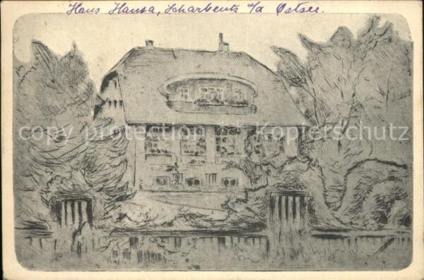Scharbeutz Ostseebad Haus Hanse Künstlerkarte