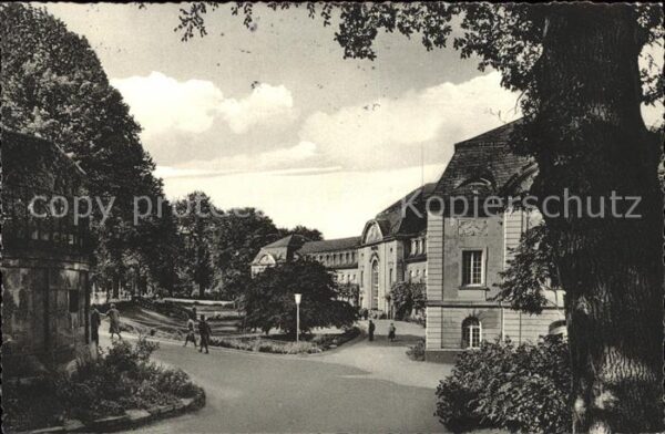 Bad Nenndorf Kurparkeingang Hotel Esplanade Grosses