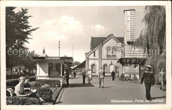 Wilhelmshaven Partie am Bahnhof Kiosk