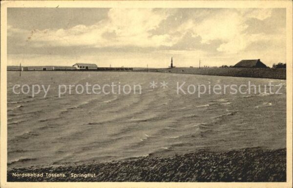 Tossens Nordseebad Springflut