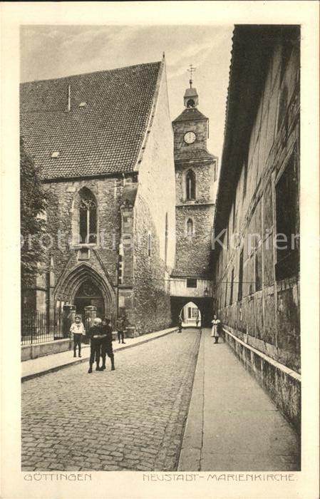 Goettingen Niedersachsen Neustadt Marienkirche Torbogen