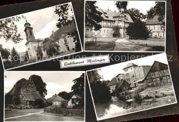 Medingen Bad Bevensen Teilansichten Luftkurort Kirche Lünebur