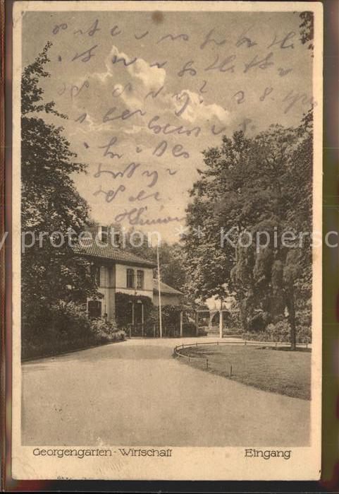 Hannover Georgengarten Wirtschaft Eingang
