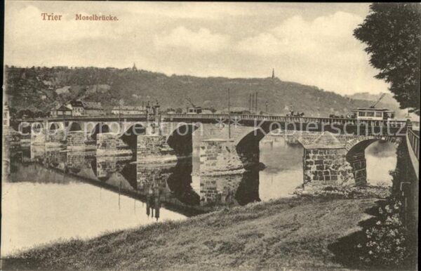 Trier Moselbrücke Strassenbahn