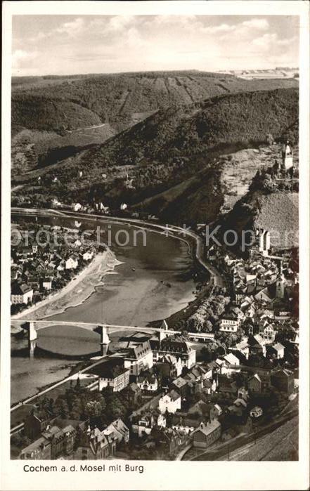 Cochem Mosel Burg Fliegeraufnahme
