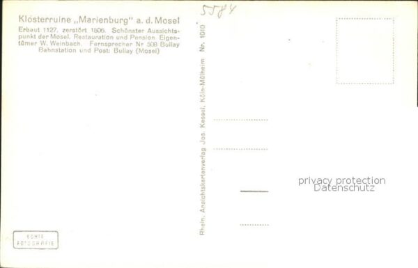 Marienburg Mosel – Bild 2