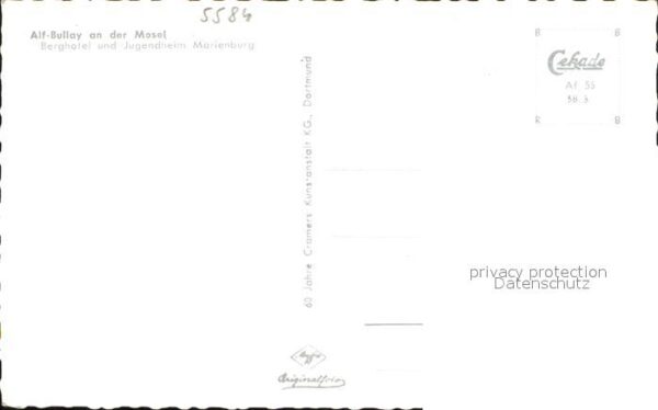 Bullay Mosel Berghotel Jugendheim Marienburg – Bild 2