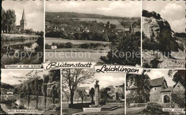 Leichlingen Rheinland Haus Vorst Ehrenmal Sandberge evgl. Kir