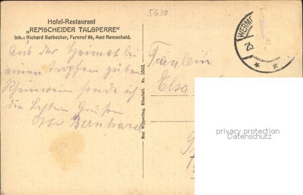 Remscheid Talsperre – Bild 2