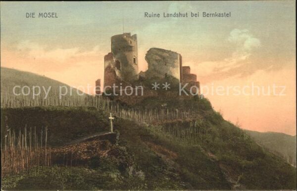 Bernkastel-Kues Ruine Landshut Mosel