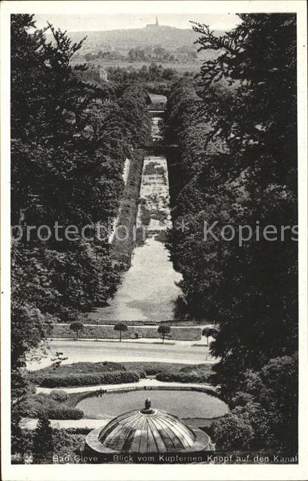 Bad Cleve Kupfernen Knopf Kanal