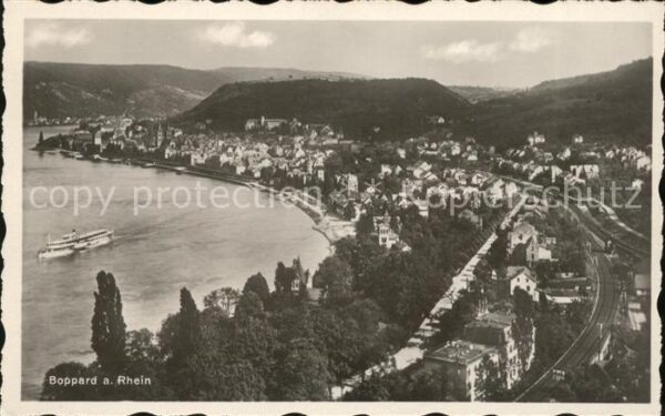 Boppard Rhein Fliegeraufnahme
