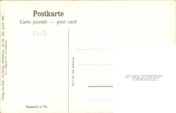 Boppard Rhein Künstlerkarte – Bild 2