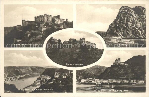 Lorelei Loreley Ruine Rheinfels St. Goarshausen Burg Ka