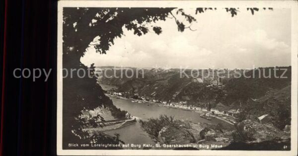 Loreley Lorelei St. Goarshausen Burg Maus