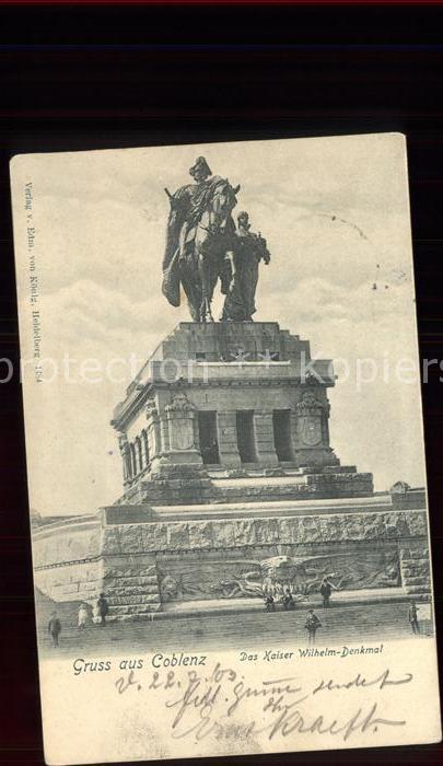 Coblenz Koblenz Kaiser-Wilhelm-Denkmal