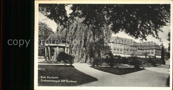 Bad Pyrmont Erdbeertempel Kurhaus