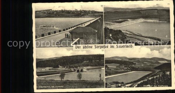 Sorpetalsperre Sauerland Kraftwerk Staubecken