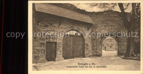 Remagen Romantisches Portal 12. Jahrhundert