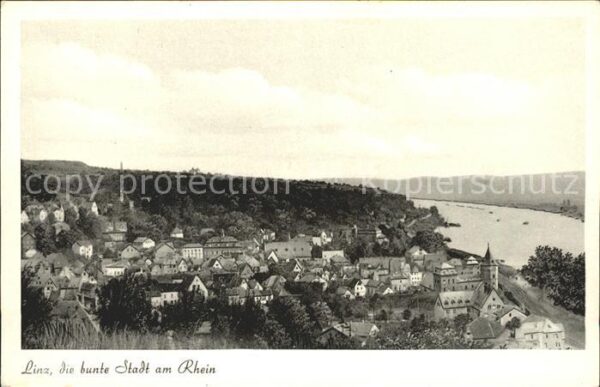 Linz Rhein bunte Stadt
