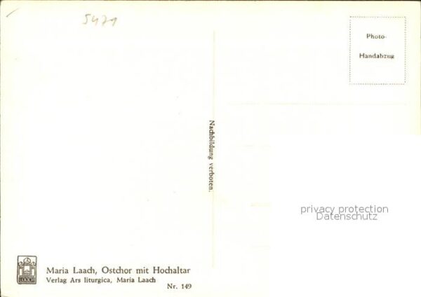 Maria Laach Glees Ostchor Hochaltar – Bild 2