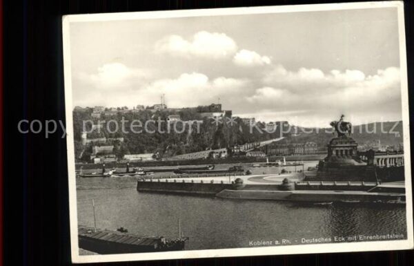 Koblenz Rhein Deutsches Eck Ehrenbreitstein