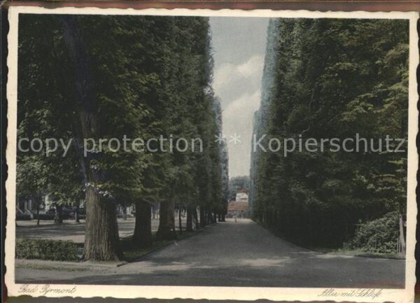 Bad Pyrmont Allee Schloss