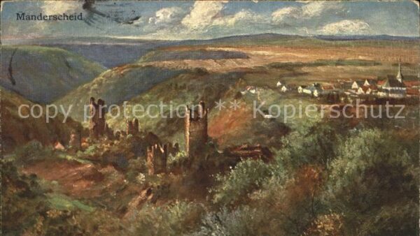 Manderscheid Eifel Künstlerkarte
