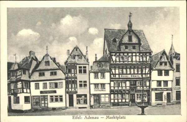 Adenau Ahrweiler Rheinland-Pfalz Eifel Marktplatz