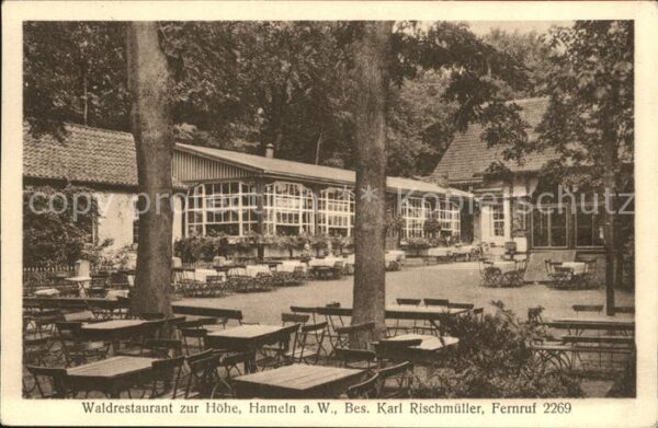 Hameln Weser Waldrestaurant zur Höhe