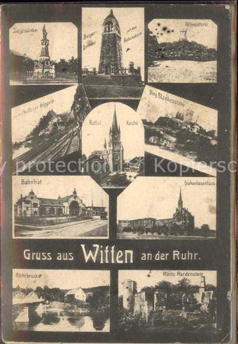 Witten Ruhr Burg Blankenstein Bergen Denkmal Ruien