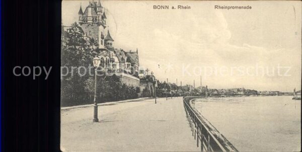 Bonn Rhein Rheinpromenade