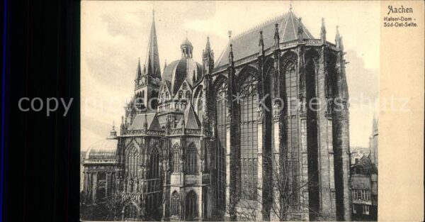 Aachen Kaiser-Dom (Süd-Ost-Seite)