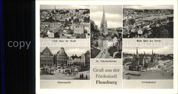 Flensburg ZO-Bahnhof u.Südermarkt