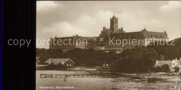 Flensburg Marineschule (Bahnhpoststempel)