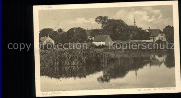 Schleswig Holstein St.Johanniskloster mit Teich