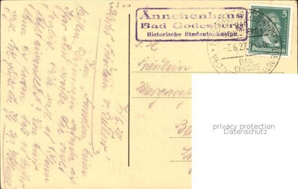 Bad Godesberg Histor.Studentenkneipe (Aennchen-Haus) – Bild 2