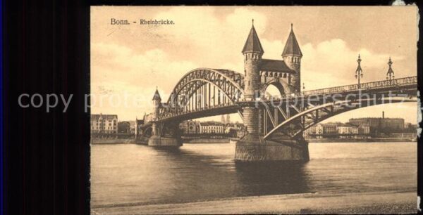 Bonn Rhein Rheinbrücke