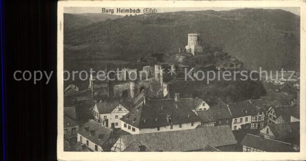 Heimbach Eifel mit Burg