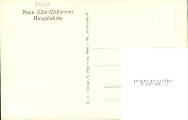 Muelheim Koeln Neue Hängebrücke – Bild 2