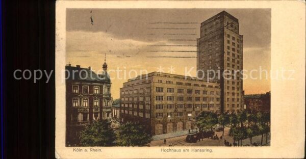 Koeln Rhein Hochhaus am Hansaring