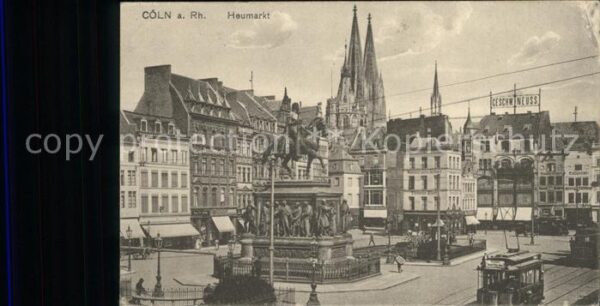 Coeln Rhein Heumarkt (Feldpost)