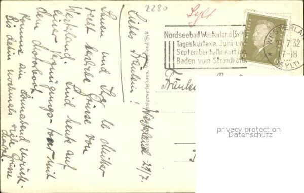 Westerland Sylt Strand- u.Badeleben – Bild 2