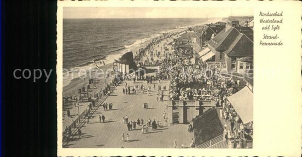 Westerland Sylt Strandpromenade