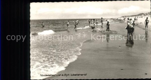 List Sylt Strand- u.Badeleben (Stempel)