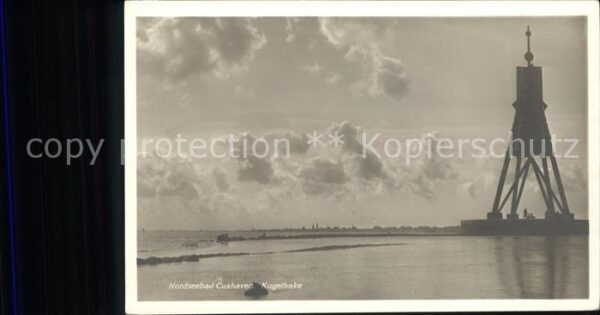 Cuxhaven Nordseebad Kugelbake
