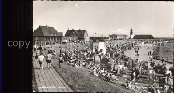 Buesum Nordseebad Strandleben