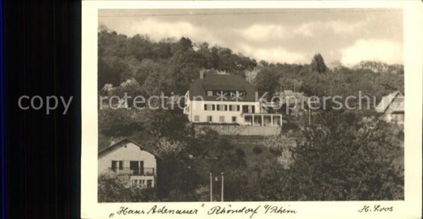 Rhoendorf Haus Adenauer